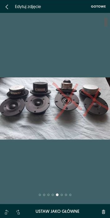 Części do kolumn zwrotnice,głośniki,ramki,plastiki,przełączniki