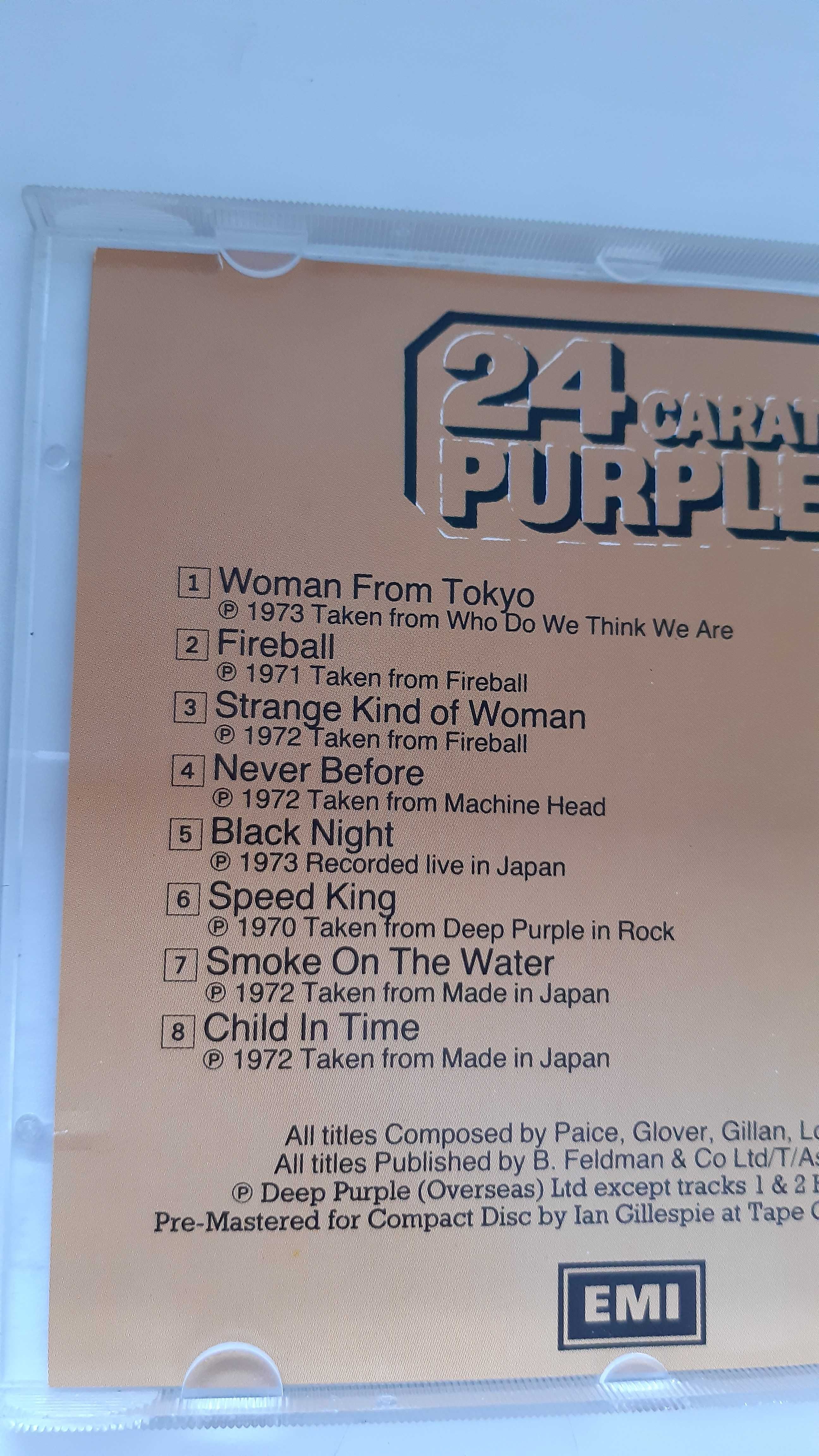 CD Deep Purple 24carat Purple 1987