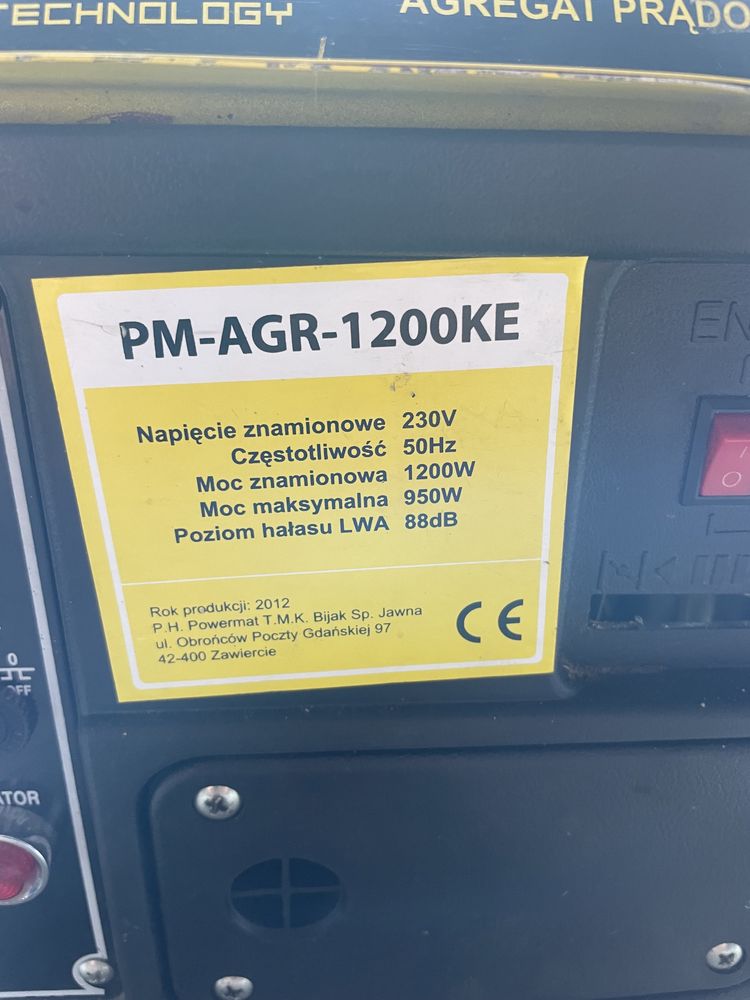 Agregat prądotwórczy PowerMac 12000W