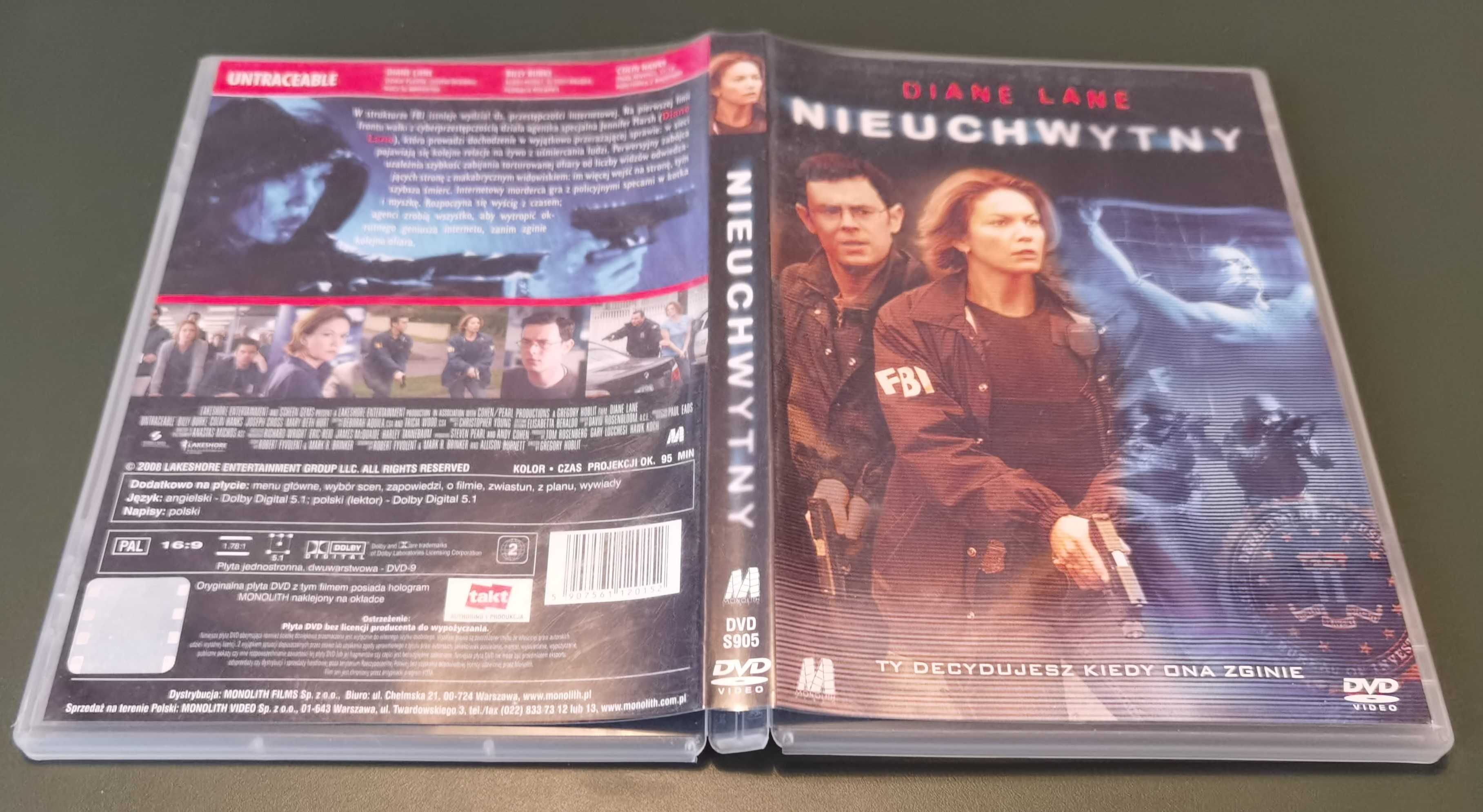 Nieuchwytny (Untraceable) DVD