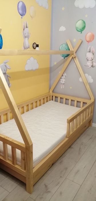 Tipi, łóżko drewniane dla dziecka,