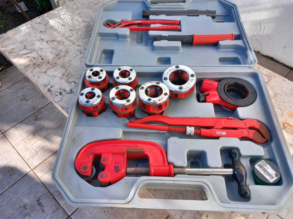 Kit de rosqueamento para canalizador