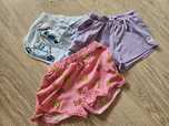 zestaw 3 parkingu spodenek szorty stitch zara 128
