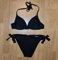 Strój kąpielowy czarny / bikini czarne Gabbiano S/miseczka A