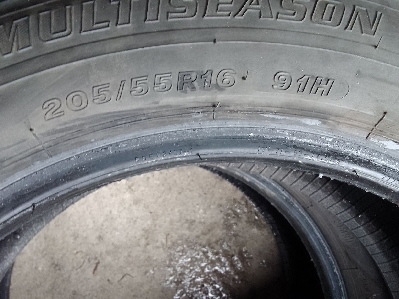 2 Opony wielosezonowe 205/55r16 FIRESTONE 2022r