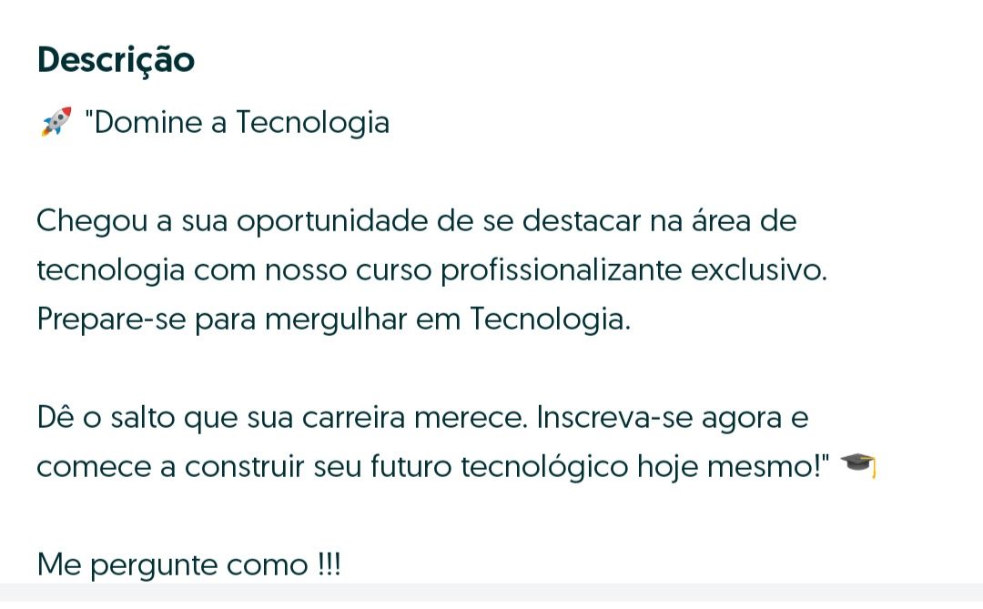 Curso Profissionalizante em Tecnologia Acessível