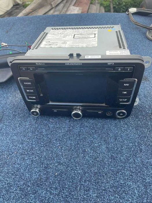 Магнітола 3t0035192f gps навігація skoda fabia 2 магнитола антена