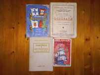 Livros escolares antigos gramatica história Portugal