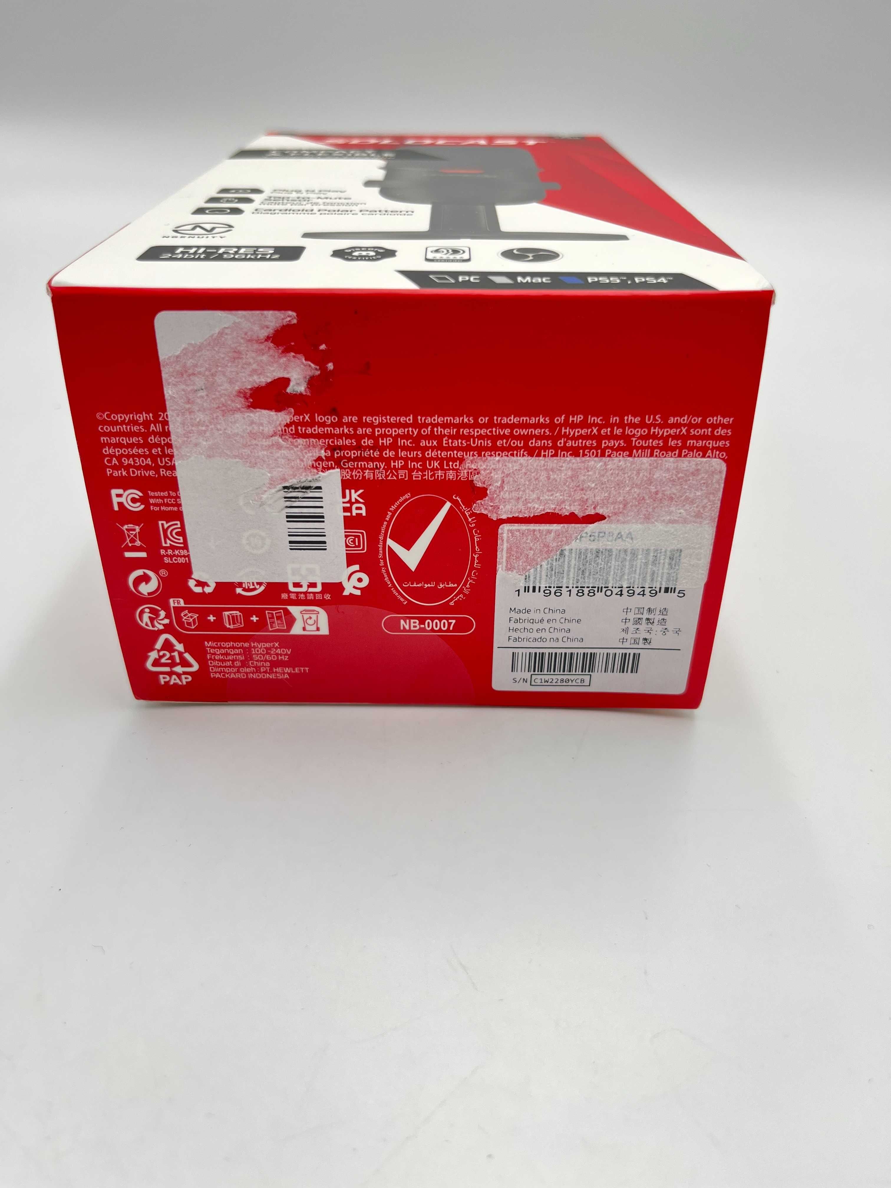 NOWY Mikrofon HyperX SoloCast