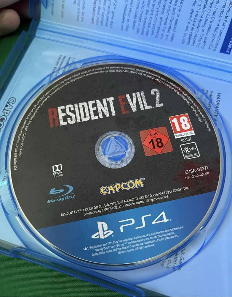 Колекція Resident evil 2, 3, 4 на PS4/PS5, рос повна озвучка