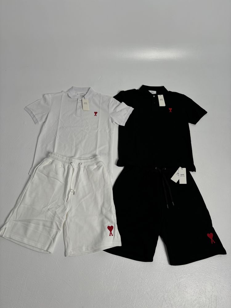 Шорти Ami shorts Амі з сердечком Ами довгі шорти baggy shorts Еми Эми