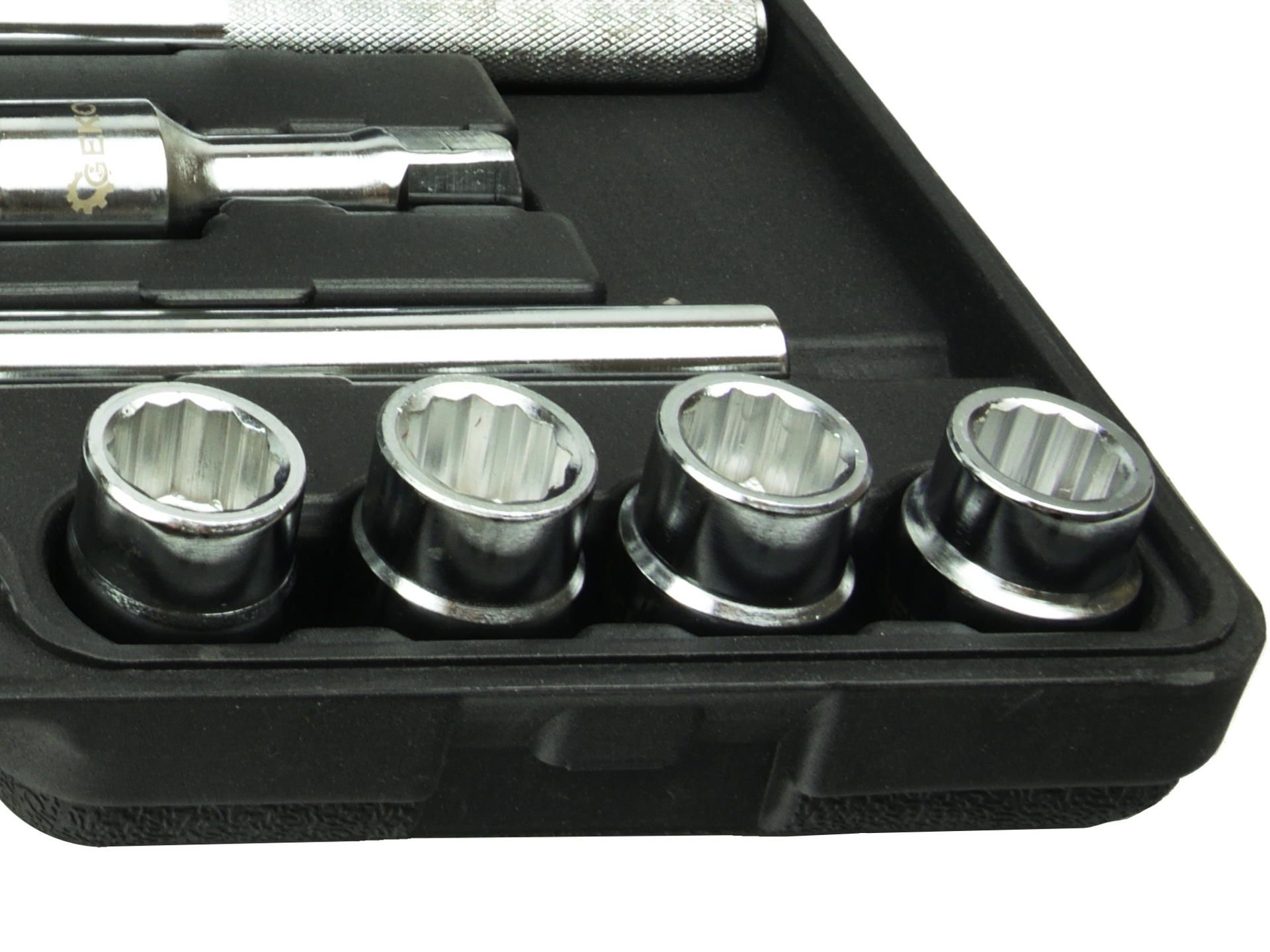 Klucze Nasadowe 3/4'' 12-Kątne 19-50Mm Zestaw Kluczy Nasadek Walizka