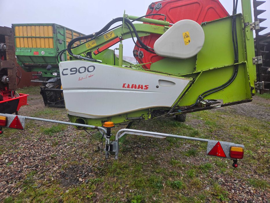 Import heder claas c 900 zamiana na 750 z stolem do rzepaku
