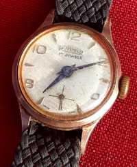 ROAMER 17 JEWELS - Relógio Vintage,  Plaqué Or.