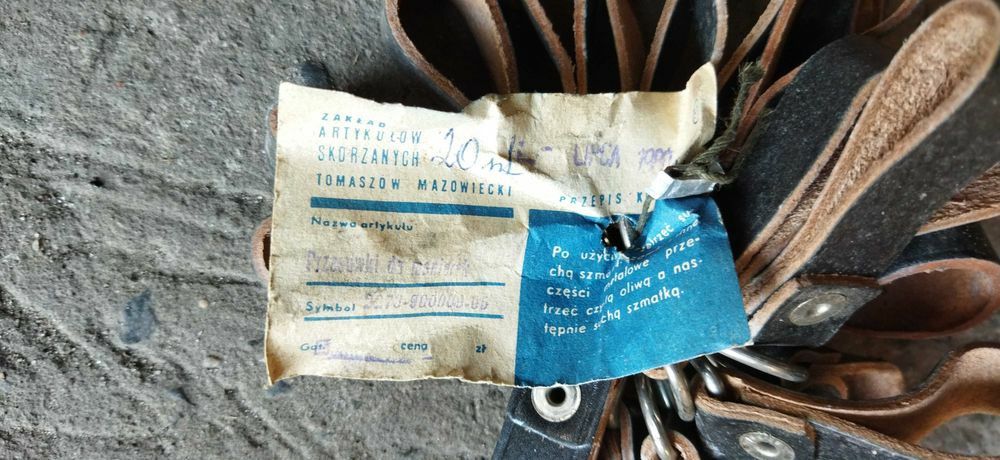 Przesuwka przesówki Bojówka Do Manierki Skórzane Nowa oryginalna