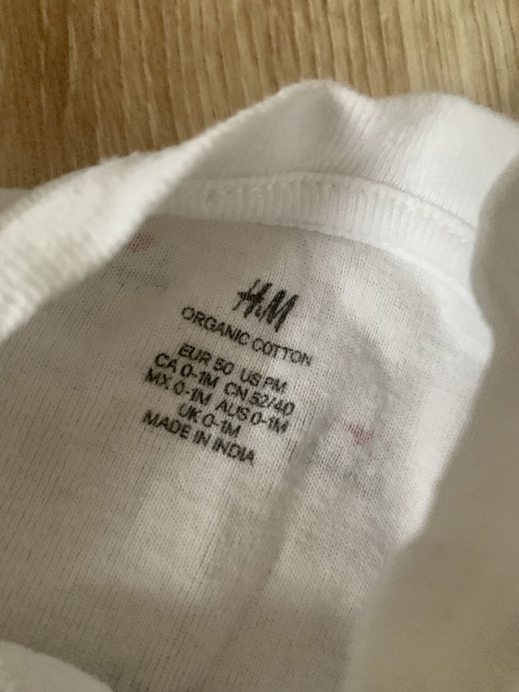 Piżamka śpiochy pajacyk H&M napisy