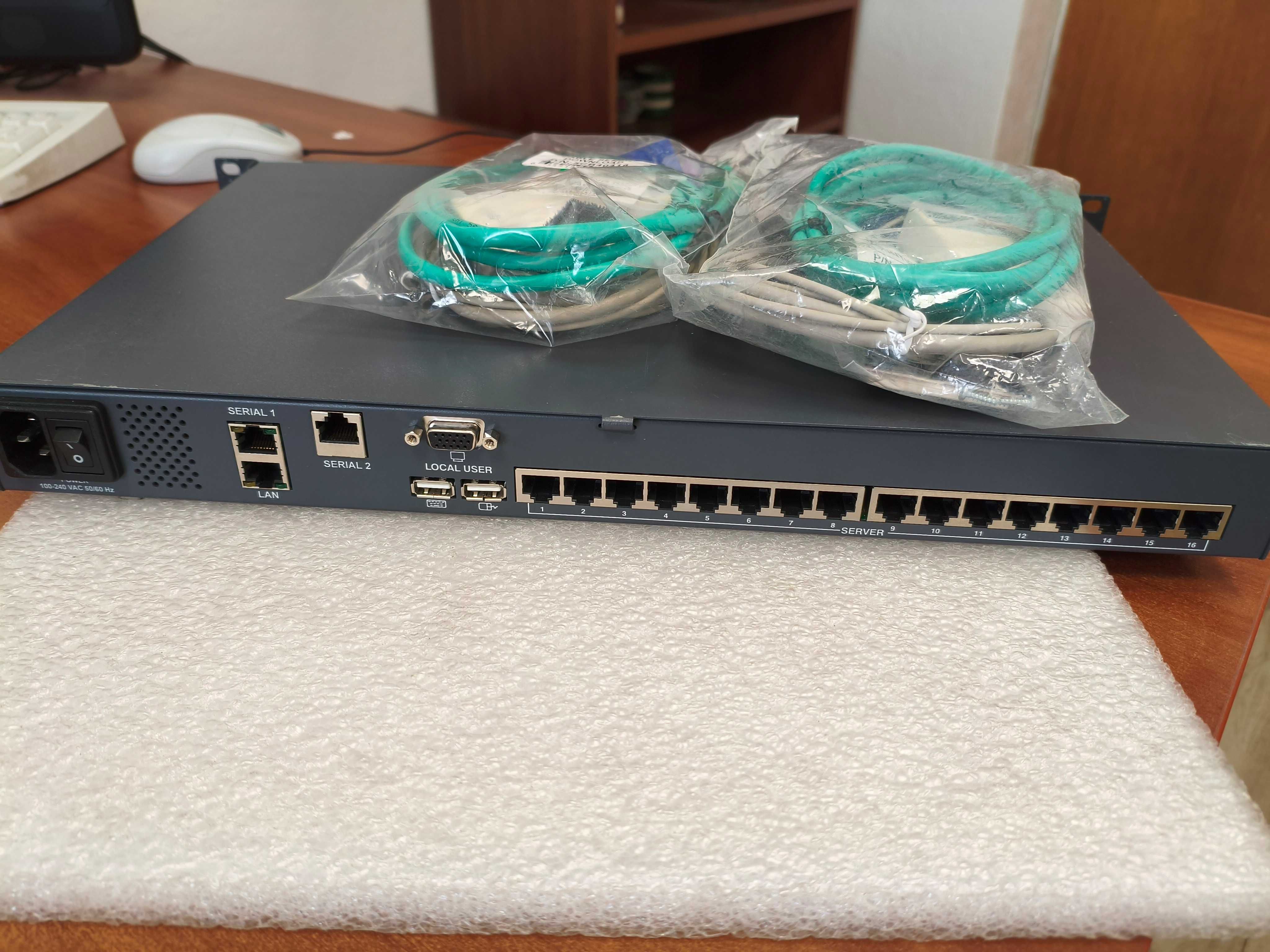 KVM Switch Minicom перемикач 16 портів