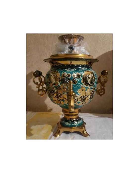 Рідкісний самовар Емальований електричний виробник Тула 1991