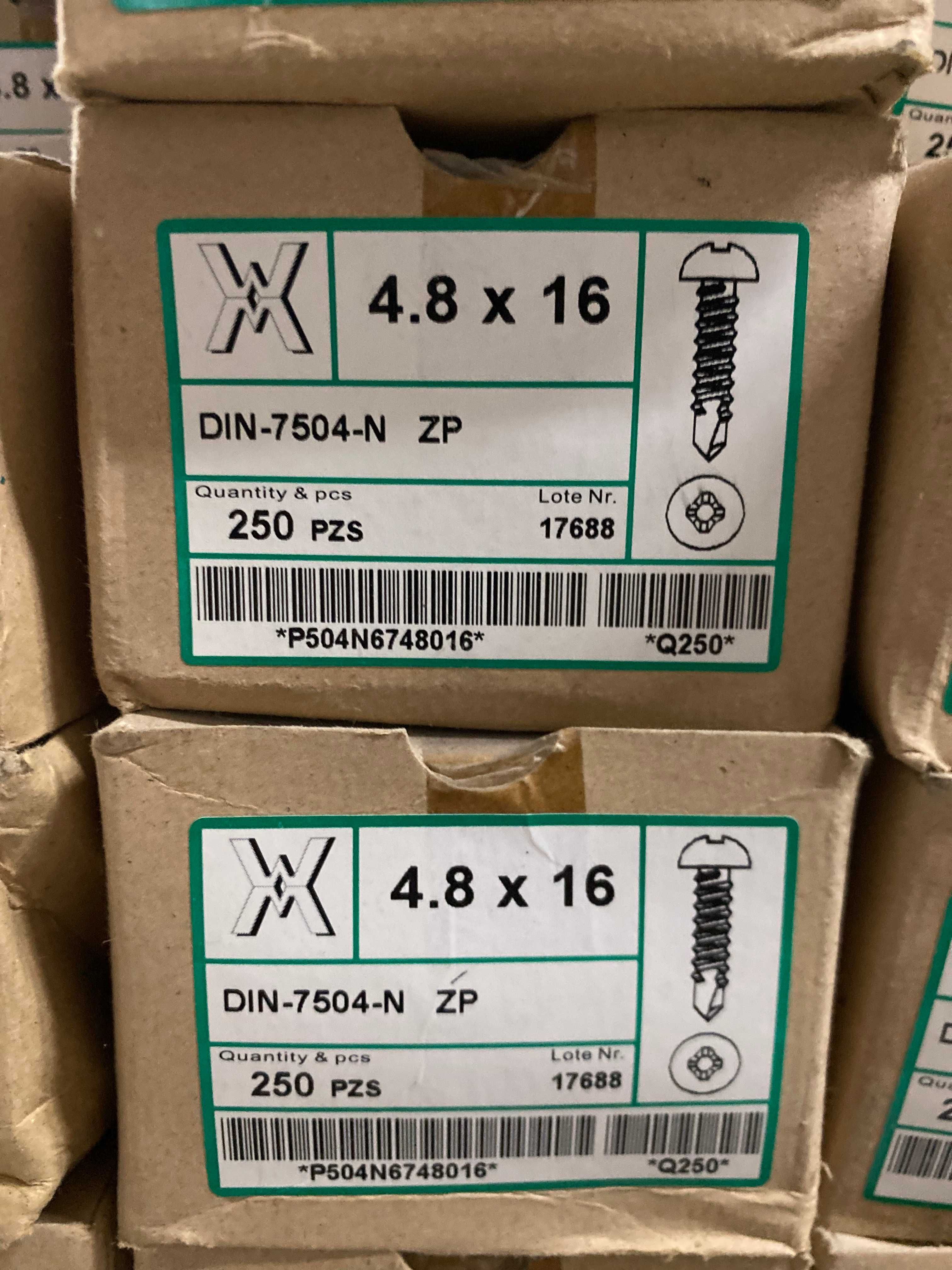 Parafuso NOVO broca DIN 7504-N 4,8x16 / 4,2x50 / 4,2x32 / 3,5x25