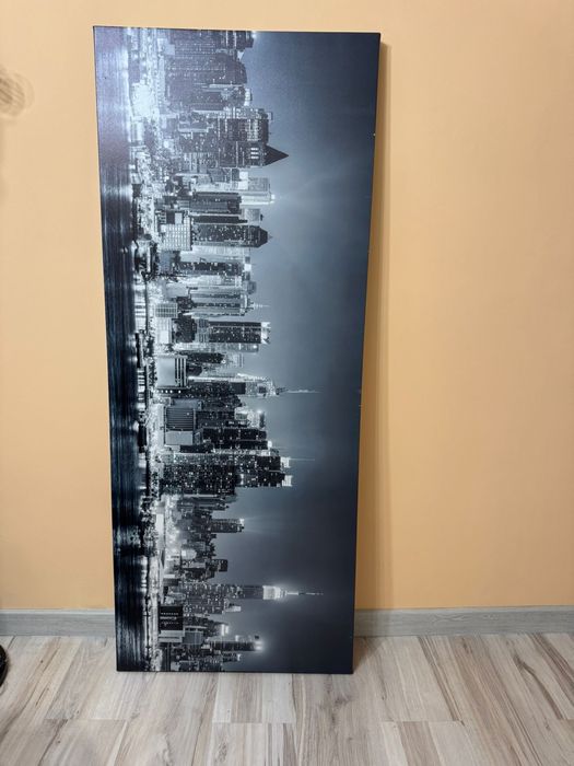 Obraz na płótnie panorama miasta Nowy Jork miasto nocą