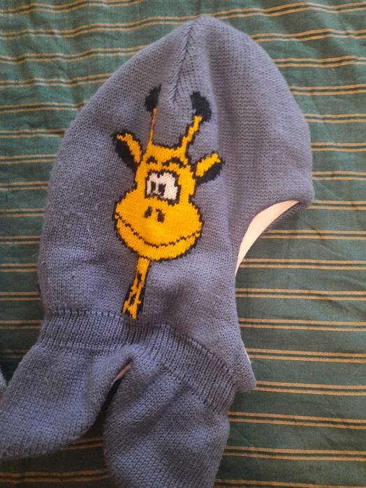 Шапка- шлем для хлопчика