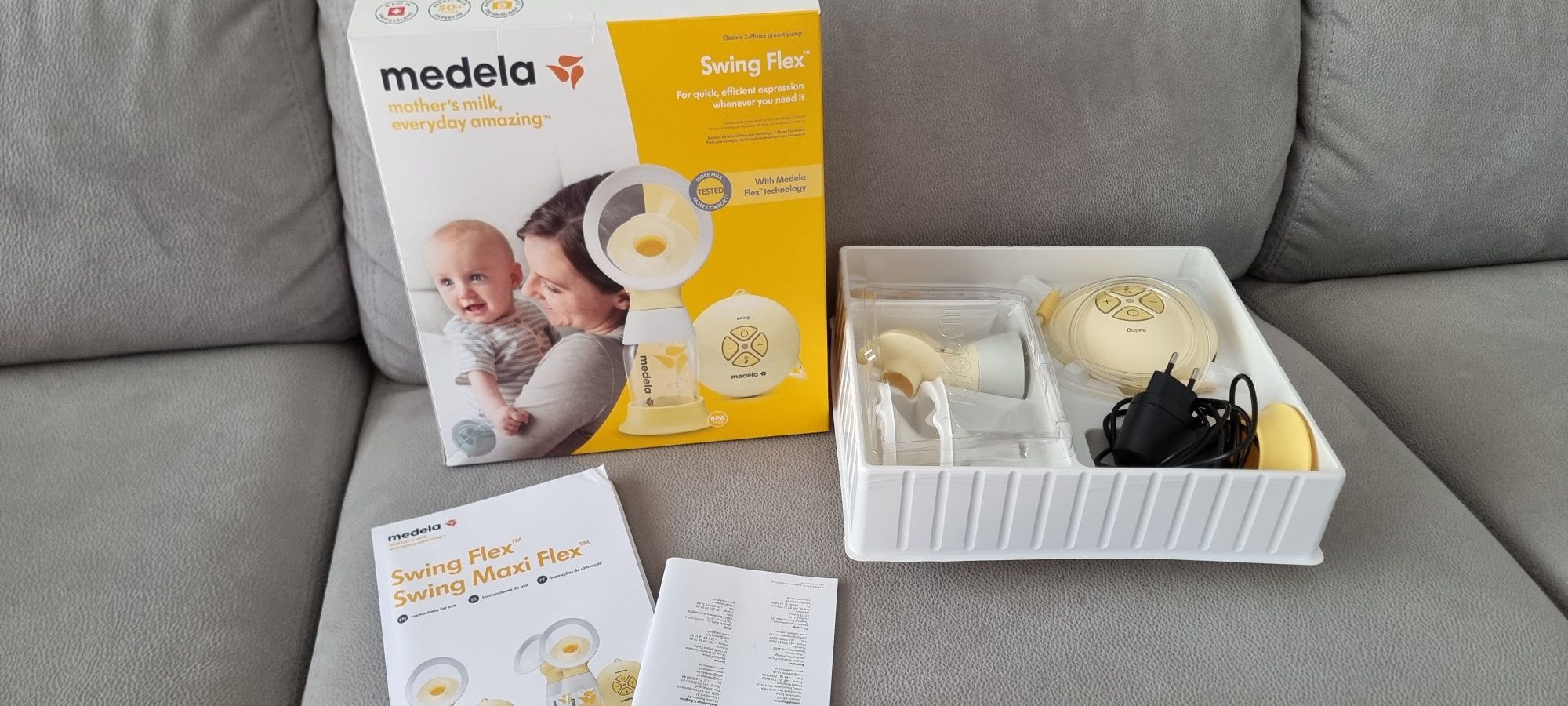 Extrator de leite eléctrico, Medela