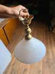 Lampa sufitowa szklana