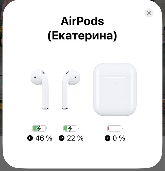 Airpods 2 (без бездоротовоі зарядки)