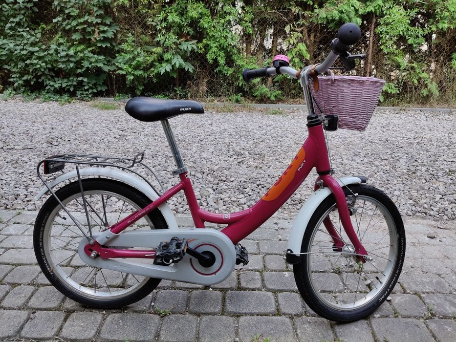 Rower dziecięcy Puky 18" SL-X Aluframe plus koła boczne dla dziewczynk