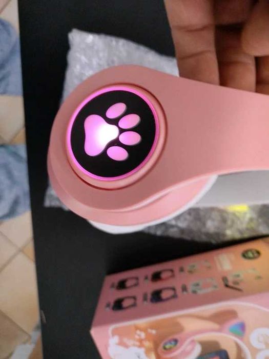 Słuchawki bluetooth Cat RGB