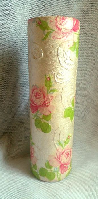 Посуда в стиле Прованс - бокалы, вазы- подсвечники, ваза, тарелки,часы