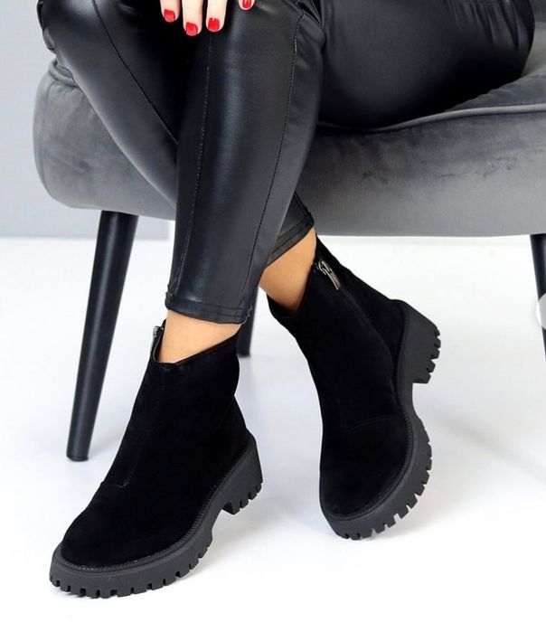 Жіночі черевики ботинки замшеві осінь