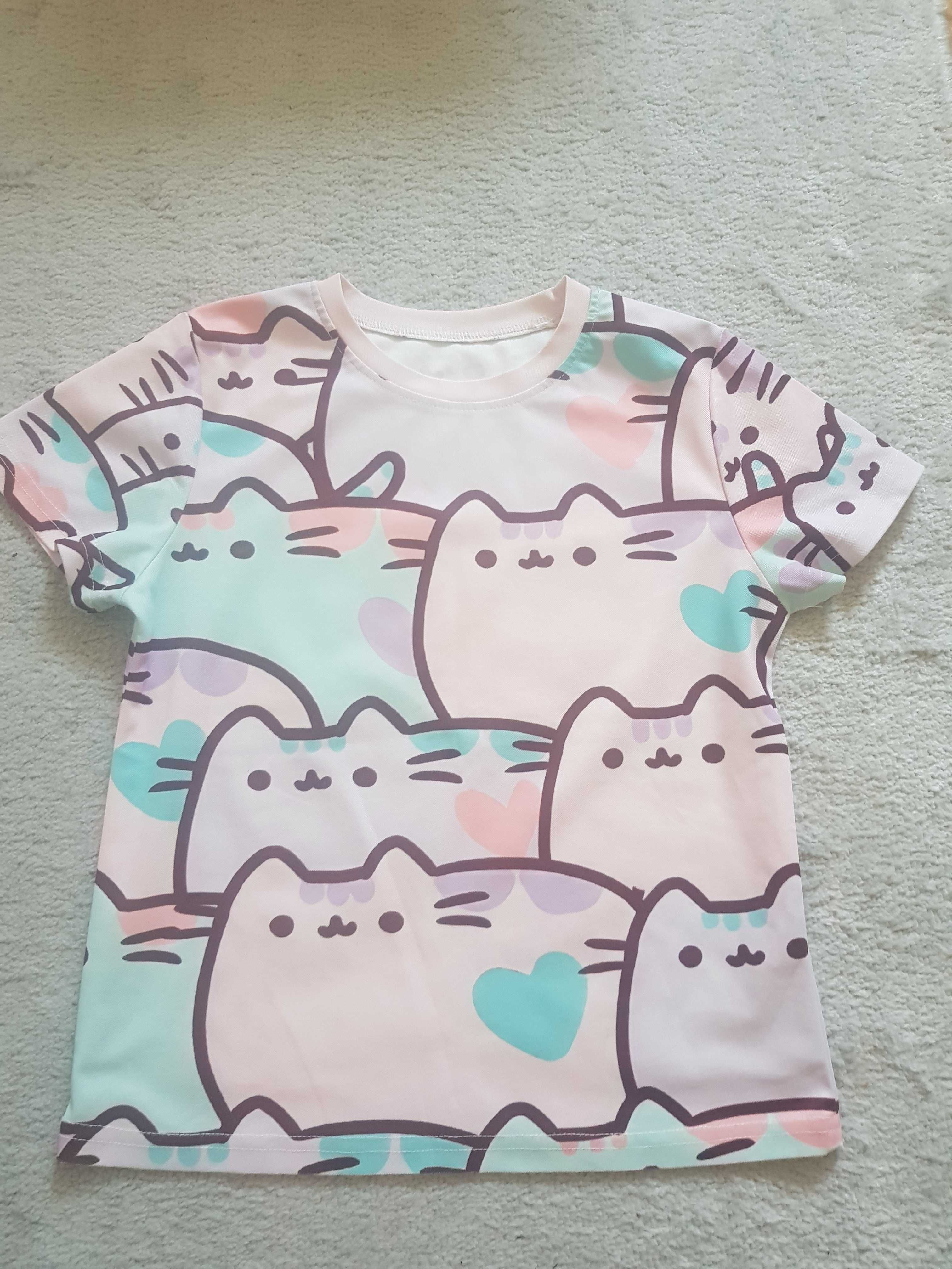 Podkoszulek dziewczęcy pusheen 9-10 lat
