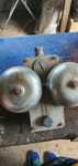 VENDA DE GARAGEM Campainha Industrial antiga 2 sinos