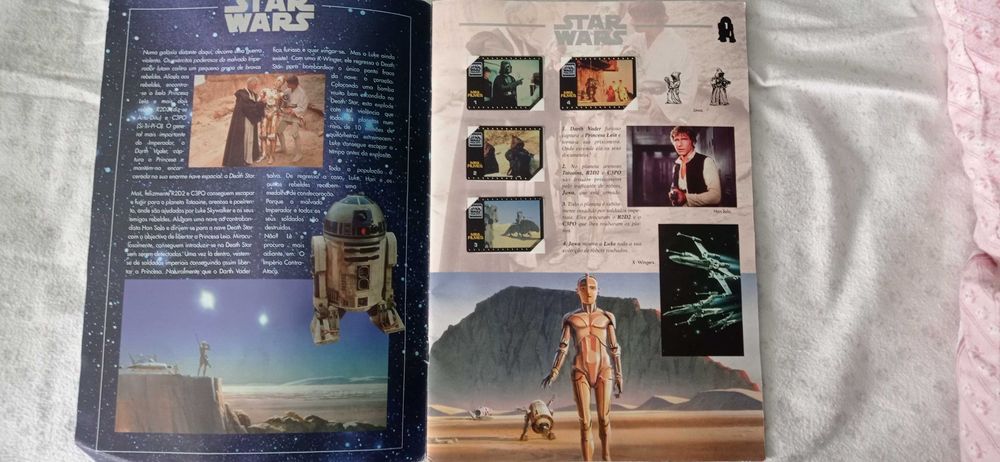 Caderneta Star Wars Matutano - Slides - Completa