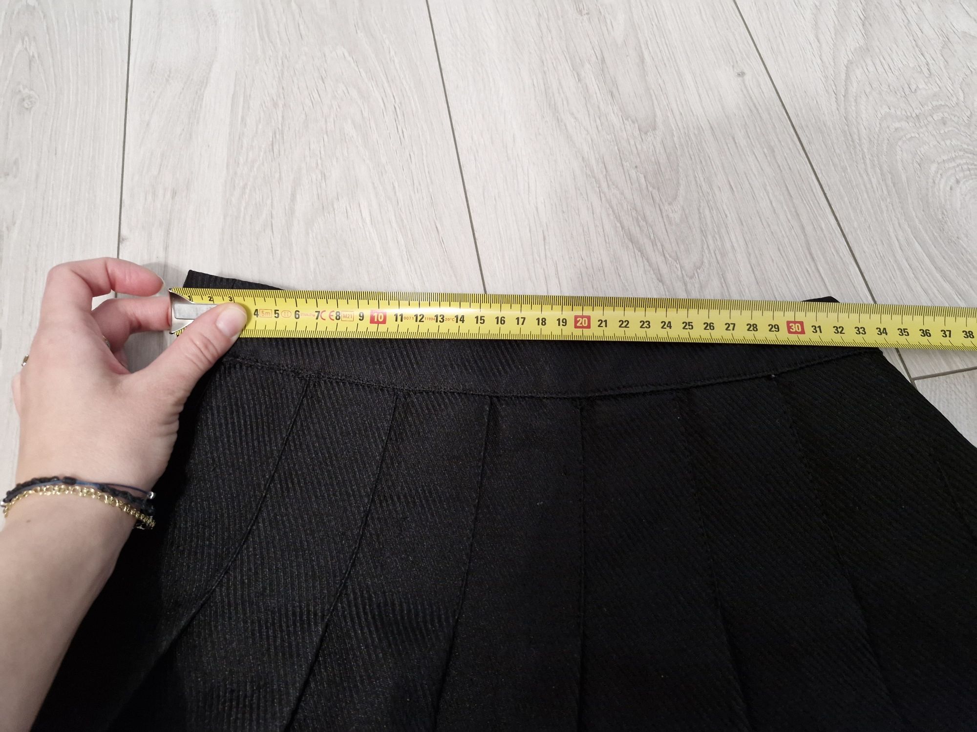 Spódniczka plisowana mini tenisowa h&m 36