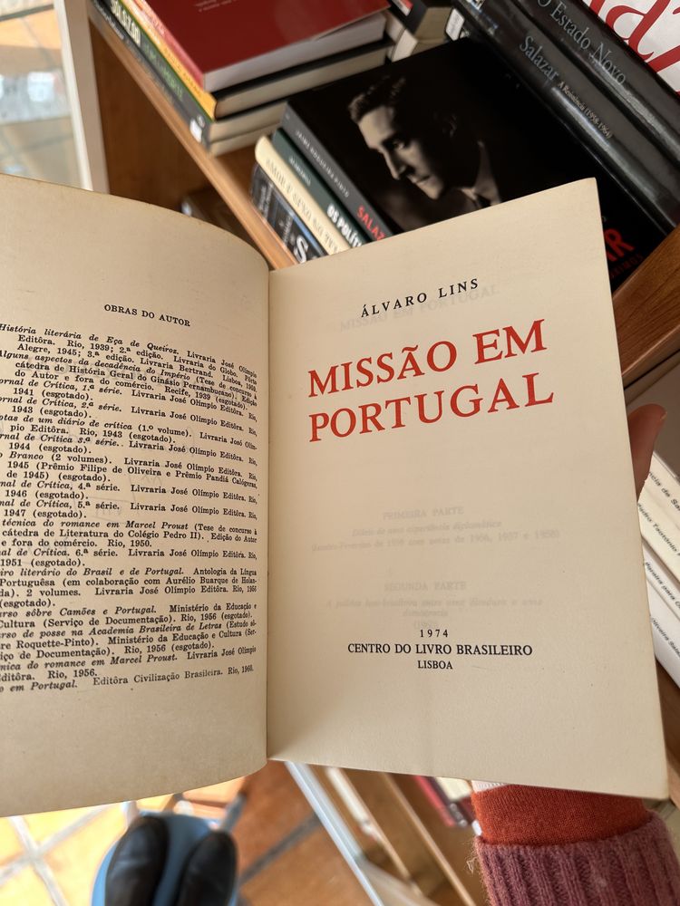 livro Álvaro LINS - Missão EM Portugal