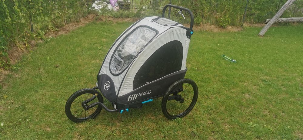 Przyczepka wózek dla 2 dzieciaczków