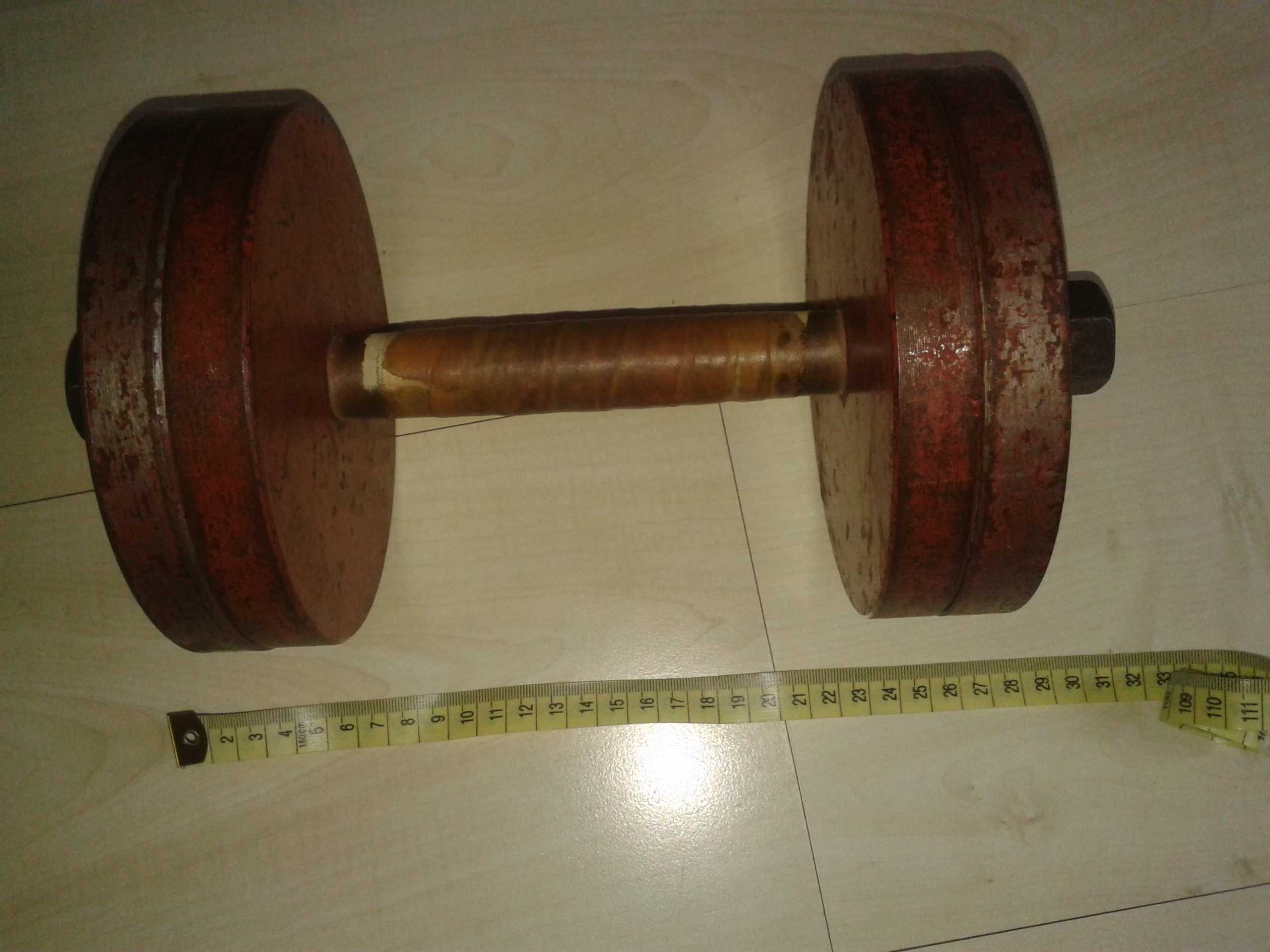 hantla hantle żelazo 12,4 kg