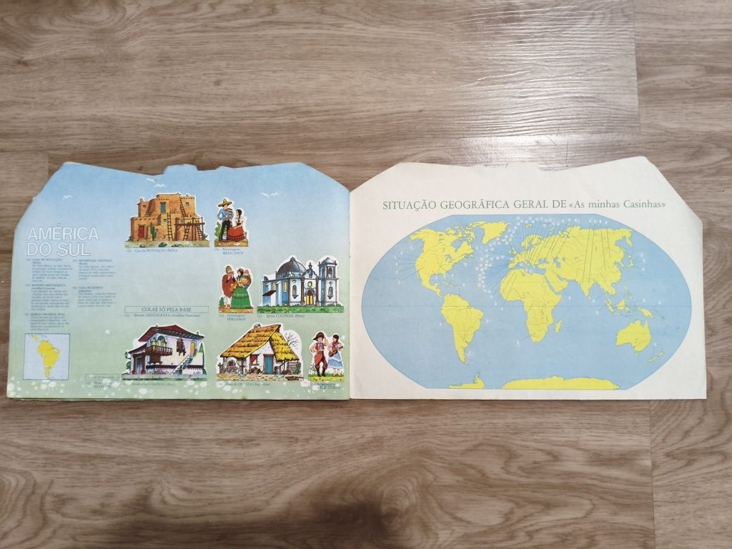 Coleção de cromos As minhas casinhas e os seus habitantes
