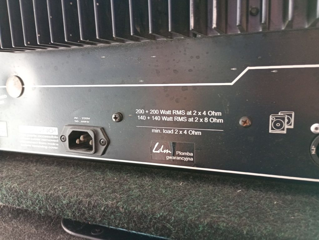 Nagłośnienie powermikser ldm i kolumny box electronics