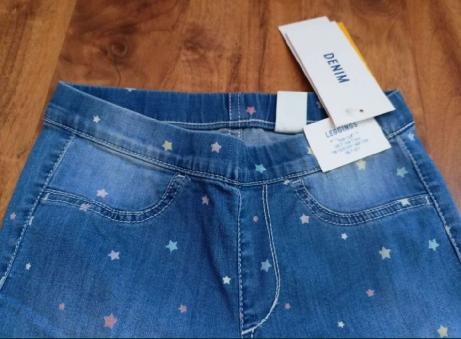 Nowe spodnie 128 H &M. Komplet metek.