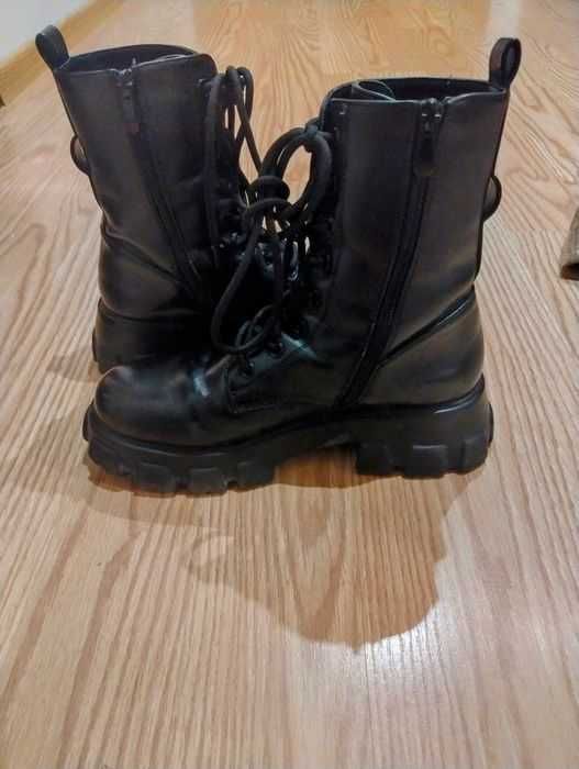 Buty botki trapery damskie