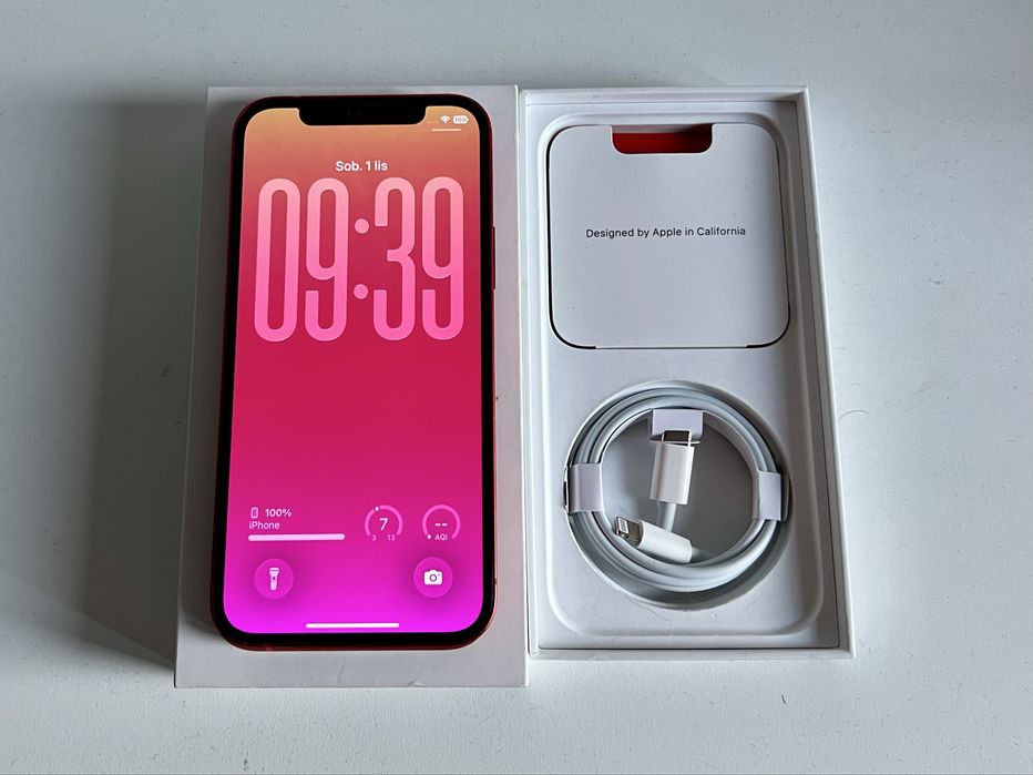 Iphone 12 Red 64GB, oryginalny, nigdy nie naprawiany