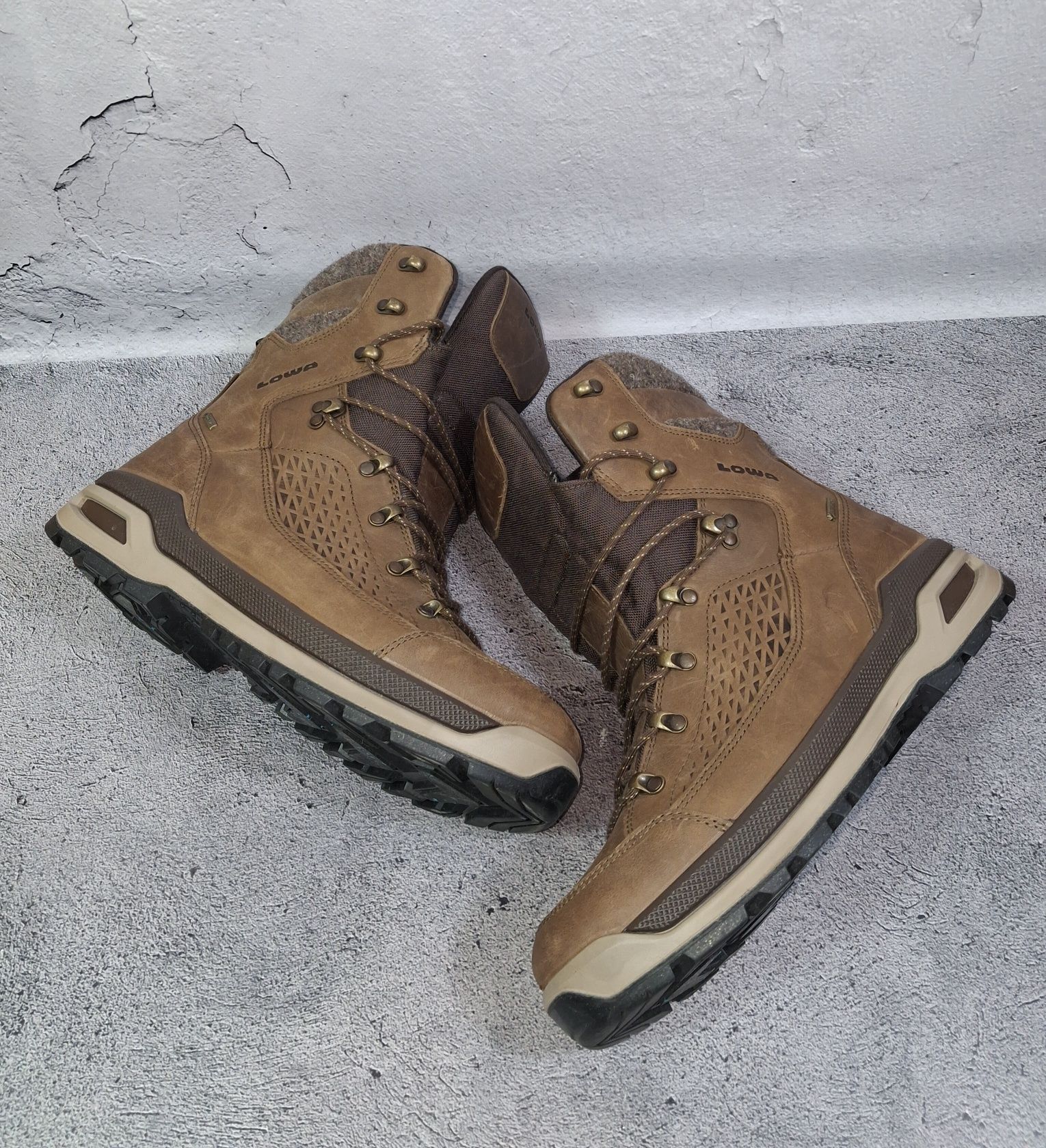 Ботинки Lowa Renegade Gore-Tex зимние кожаные берцы водонепроницаемые