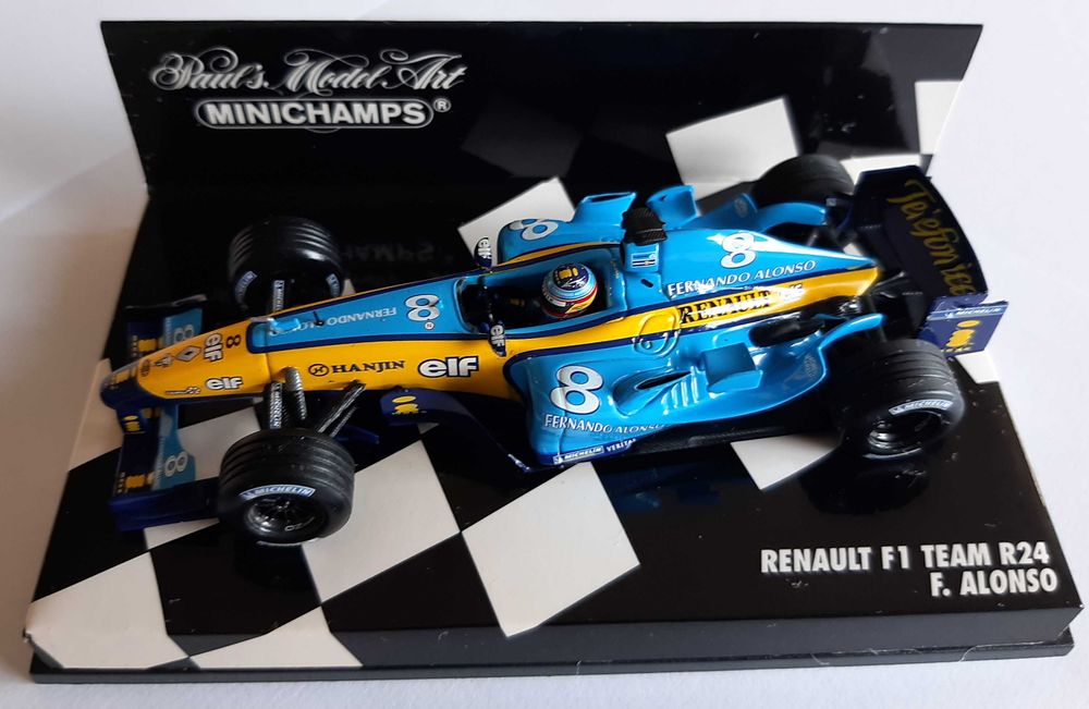 Fernando Alonso F1 Renault R24 2004 Minichamps