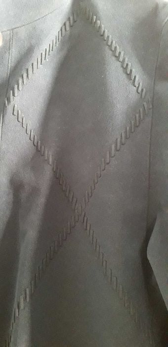 Casaco comprido de senhora, azul escuro