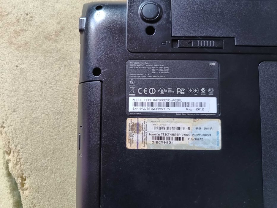 Uszkodzone laptopy