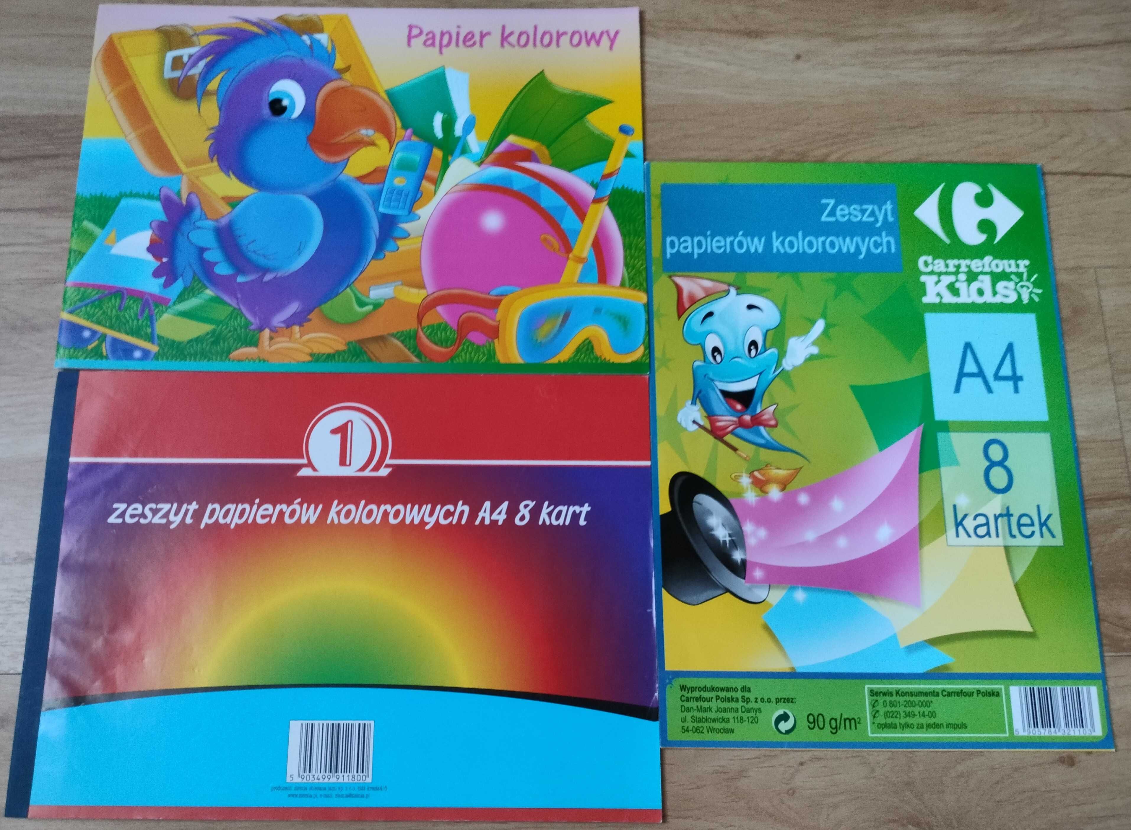 Papier kolorowy A4 wyprawka szkolna