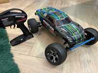 Traxxas Rustler VXL (3S, nie BL-2S) + wzmocnienia RPM. Super Stan.